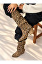 Terry Leopard Leather Black Sole Bellows Dallas Boots