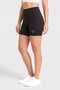x Hyrox Women Tight Fit 3 Inseam Training Shorts, Black - 3