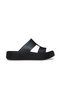Getaway Platform H-Strap Black Slippers 209409-001