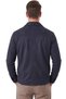 Men's Slim Fit Non-Pilling Non-Wrinkle Navy Blue Suede Jacket – Lined Shirt Collar 2704503 - 6