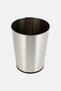 Open Waste Bin, Silver - 2