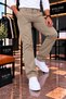Men's Regular Fit Comfortable Cut Fabric Trousers - 2