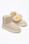 Aspen Women's Thick Sole Fur Lined Mink Suede Boots - 2