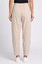 Women Regular Fit Solid Barrel Leg Pants, Beige - 4