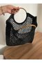 Handmade Paper String Knitted Bag, Unlined Bag Suitable for Daily Use, Gift Bag - 6