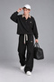 Men's Baggy Fit Polo Collar Combination Set