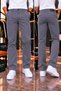 Men's Regular Fit Comfortable Cut Fabric Trousers - 5