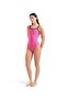 W Floral Swimsuit Challenge Back Pink Women's Swimsuit 011649590 - 3