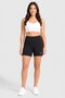 x Hyrox Women Tight Fit 3 Inseam Training Shorts, Black - 2