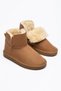 Aspen Women's Thick Sole Sheepskin Tan Suede Boots