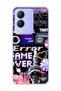 Vivo Y17S Compatible Black Screen Error Printed Transparent Phone Case