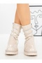 Ankle Boots - Beige - 2