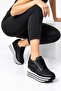Sneakers - Black - High heels (10 cm and above) - 3