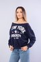 7056 new york embroidered wide collar sweatshirt - 2