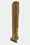 Mirel Rome Beige Suede Leather Pointed Toe Short Heeled Women's Boots - 8