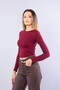 Mw0000522 modal 20 dny lyc ribbed blouse