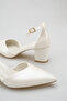 Women's Pointed Toe Thick Heeled Special Occasion Bridal Shoes - 6 cm - 4