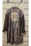 Italian Felt Coat with Leopard Gilding Print Detail - 6