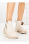 Ankle Boots - Beige