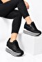 Sneakers - Black - High heels (10 cm and above) - 2