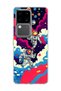Vivo V30 5g Compatible Astronaut and Rainbow Printed Transparent Phone Case