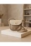 Women's mini shoulder bag crossbody mink detailed daily chic bag - 3
