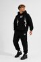 07 Flame Printed Trendy Hooded Sweet-Sweatpants Premium Set