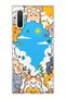 Samsung Galaxy Note 10 Compatible Cats Blue Sky Printed Transparent Phone Case