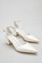 Women's Pointed Toe Thick Heeled Special Occasion Bridal Shoes - 6 cm - 2