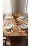 4-Piece Duck Fabric Placemat Set 33X44 cm – Pumpkin and Autumn Leaf Pattern, Stain-Resistant, Water-Resistant Decorative Placemat - 2