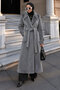 Fox Coat with Zipper Detail on the Collar Tsd260346 Gray