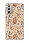 Samsung Galaxy Note 20 Compatible Cute Bubble Tea Printed Transparent Phone Case
