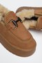 Women's Furry Buckle-Strapped Suede-Look Thick Platform Sole Women's Casual Ug - 4