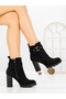 Ankle Boots - Black - Block - 4