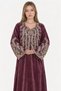 Velvet Ladies Embroidered Jalabiya Dress Abaya - Velvet Women's Embroidered Jalabiya Dress - 2