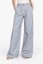 High waist palazzo wide leg fabric pants
