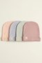 Set of 4 Baby Cotton Berets with Cute Bear Embroidery, Flexible Combed Cotton Newborn Children's Hat, Multi-Colored