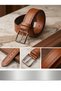 100% Genuine Leather Stitched Bison Leather Belt