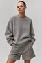 Noelle Basic Knitwear Sweater – Women's Crew Neck Long Sleeve Ribbed Soft Textured Sweater