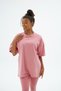 Rise Collection Women's Combed T-Shirt – Bare Pink