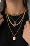 Manifest Multi-Layered Combination Steel Necklace - 2