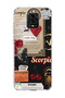 Redmi Note 9 Pro Compatible Scorpio Sign Printed Transparent Phone Case