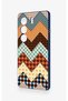 Tecno Camon 40 4g Compatible Colorful Knitted Pattern Silicone Case - 4