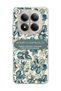 Redmi Note 15 Pro 4g / 5g Compatible Blue Flower Prayer Printed Transparent Phone Case