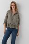 Long Sleeve Woven Women's Shirt M1211298-91757 - 2
