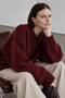 Noelle Basic Knitwear Sweater – Women's Crew Neck Long Sleeve Ribbed Soft Textured Sweater
