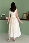 Ecru 3D Embroidery Detailed Dress - Ecru - 5