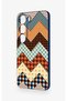 Vivo V40 Lite 5g Compatible Colorful Knitted Pattern Silicone Case - 4