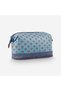 Jaipur Flower Blue Polyester Makeup Bag 26X12X18 cm - 3