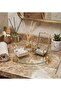 Decorative Organizer Bathroom Coffee Table Makeup Organizer Tray Model Gold Color Ball Footed Presentation Stand - 3